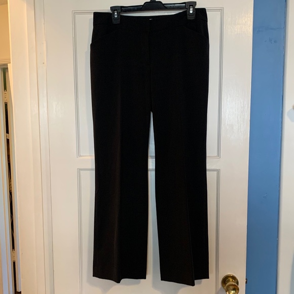 Tahari Black Wide Leg Dress Pants - Picture 1 of 11